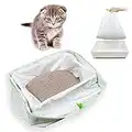 PGYIOO! Cat Litter Box Liners Disposable, 21 Count (37"x17"）-Extra Large Drawstring Kitty Litter Bags,Pet Cat Supplies -Cat Pan Liners -Easy Fit -Quick + Clever Waste Cleaners -Jumbo Thicken Durable