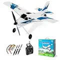 Top Race RC Plane Avión de Control Remoto de 3 Canales, Juguete de Regalo para Adultos y niños, actualizado con Protector de hélice (TR-C285G)