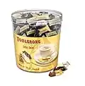 Toblerone Mixed Minis 1 x 904g Dose, Feine Schweizer Schokolade in drei Sorten mit Honig- und Mandelnougat