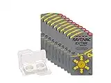 Rayovac Extra Type 10 P10 PR70 ZL4 Hearing Aid Batteries, Mercury-Free - Pack of 60