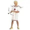 NET TOYS Costume Original pour Homme Cupidon | Blanc-Rouge en Taille XL (FR 54) | Magnifique déguisement pour Homme Dieu de l'amour | Idéal pour Enterrement de Vie de garçon & fête de Noël