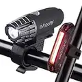 Cycleafer® Luci Bicicletta LED Ricaricabili USB, 3 ANNI DI GARANZIA, Luce Bici Anteriore e Posteriore Super Luminoso Luce Bici LED per Bici Strada e Montagna