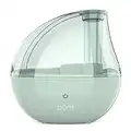 Pure Enrichment® MistAire™ Silver Ultrasonic Cool Mist Humidifier - Lasts Up to 25 Hours, Whisper-Quiet Overnight Operation, 360° Mist Nozzle, Easy-Fill Tank, & Auto Safety Shut-Off (Whisper Green)
