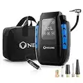 OneAmg 12V Luftkompressor, Auto Luftpumpe Kompressoren Reifen Inflator Kompressor Digital Portable Kompressor mit Aktualisierter Touchscreen-Inflator, Auto Reifenpumpe 150PSI mit 3 Meter (Blau)