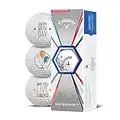 Callaway Supersoft/Warbird/Chrome Soft Callaway Golfbälle, 3er-Pack, alles Gute zum Geburtstag, Golfgeschenke für Golfer, Geschenkidee, Supersoft