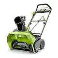 Greenworks GD40ST Cordless Single Stage Snow Thrower with Brushless Motor, 51cm Clearing Path, 30cm Clearing Depth, 1900rpm, 180° Rotatable Chute WITHOUT 40V Battery & Charger, 3 Year Warranty