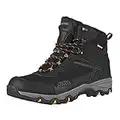 GRITION Chaussures de Randonnée Homme imperméables Chaussures de Trail,Bottes de Marche d'hiver de randonnée de Trekking légères et Respirantes,Confortables et Antidérapant Noir 46 EU