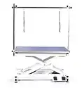 Pedigroom professional electric dog pet grooming table with H frame bar blue