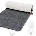 Comfytemp Manta Electrica Lumbar, 30 x 60cm Manta Eléctrica con 3 Calentamiento Niveles, Esterilla Electrica con Funcións de 2H Apagado Automático y Permanecer-EN, para Espalda, Cuello y Hombros