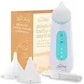 Lunobaby Nasal Aspirator for Babies - Rechargeable Baby Nose Sucker Must-Haves for First Time Mom - Electric Nose Aspirator for Infants and Toddlers