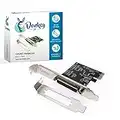 Donkey pc - 1 Port Parallel en PCI Express. Tarjeta y Adaptador de Interfaz Interno Paralelo con Transferencia de hasta 1,5 Mbps. Tarjeta controladora de Puerto de Impresora Db25 Paralelo.