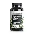 Biotina + Zinc + Selenio - 365 pastillas veganas (Suministro para 1+ año) - Vitaminas para el cabello - Apoya el crecimiento del pelo, fortalece la piel y las uñas - Sin aditivos