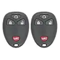 Keyless2Go New Keyless Entry with Remote Start Car Key Fob for Select Vehicles with 15114374 KOBGT04A (2 Pack)