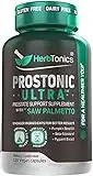 Prostate Support Supplement for Men's Health | with Saw Palmetto Beta Sitosterol, Pumpkin Seed, Pyguem, Bladder & Less Urination | Men Prostate Health DHT Blocker (120 Count (Pack of 1))