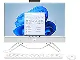 HP All in One PC | 23,8" FHD-Display | AMD Ryzen 5 5625U | 16 GB DDR4 RAM | 512 GB SSD | AMD Radeon-Grafik | Windows 11 Home | QWERTZ Tastatur | Starry White