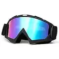 Gafas de Esquí Gafas de Motocross Gafas de Protección UV con Doble Lente Acolchado de Espuma Gafas de Esquí Antivaho para Actividades Al Aire Libre Esquí Ciclismo Snowboard Senderismo -1