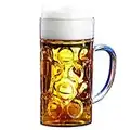 AIOS Schorm Oktoberfest 2 Pint Beer Stein. Made from Virtually Unbreakable SAN so Much Safer Than Glass.