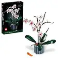 LEGO Icons Orchid 10311 Artificial Plant Building Set with Flowers, Home Décor Accessory for Adults, Botanical Collection, for Her and Him