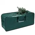 SHareconn Borsa Natalizia per Albero di Natale da 9 Piedi, Resistente Durevole Impermeabile Decorazioni Natalizie Borsa portaoggetti per Alberi di Natale di Grande capacità,Verde Scuro