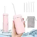 Portable Water Flosser,Mini Cordless Oral Irrigator,Water Teeth Cleaner Pick for Travel and Home,Water Flosser for Teeth,Gums,Braces,Dental Care,Telescopic Water Tank,3 Modes,IPX8 Waterproof