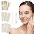 Eyelid Lifter Strips, Eyelid Tape, Double Eyelid Tape,Invisible Double Eyelid Lift Strips Instant Eyelid Stickers, Big Eye Tools with Fork Rods & Tweezers, 240pc