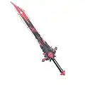 Fantasy Game Style Genshin Foam Cosplay Satety Foam Sword Scepter Blade Weapon Costume (Choose Style) (Wolf's Gravestone- 31.5 inch)