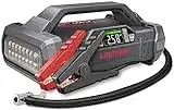 LOKITHOR JA400 Arrancador de Coches 1750A 15000mAh con 150PSI Compresor de Aire,Carga rápida bidireccional de 60W,Arrancador Batería Coche Profesional(hasta 7.5L Gas/5.5L Diesel) con Linterna LED