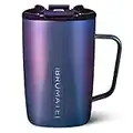 BrüMate Toddy - 16oz 100% Leak Proof Insulated Coffee Mug with Handle & Lid - Stainless Steel Coffee Travel Mug - Double Walled Coffee Cup (Dark Aura)