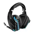 Logitech G935 Casque RVB de jeu sans fil , son Surround 7.1, DTS X 2.0, pilotes Pro-G 50 mm, 2,4 GHz, micro à bascule, PC/Mac/PS4/Nintendo Switch - Noir