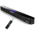 Soundbar für TV Geräte Soundbar TV Bluetooth 34Zoll 100W Soundbar integriertem Subwoofer Optical Aux RCA USB-Geräte Anschluss Lautsprecher mit Fernbedienung Touchscreen für TV PC Laptop (Soundbar)