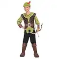 amscan 9904469 - Disfraz de Robin Hood para niños de 8 a 10 años, color verde