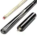 AONETIGER 3/4 Jointed Snooker Billiard Pool Cue Handmade Ash Shaft 3 Piece Tips 9.8mm with Extension Accessories Hard Case/Bag to Choose