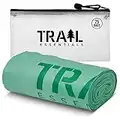 Trail Essentials Toilet Bags, Certified Biodegradable and Compostable, 25 Count; Use and Bury in Ground, Includes Convenient Water Resistant Carry Case