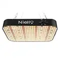 Niello Lamparas LED Cultivo, 600w Lámparas de Crecimiento, 588LEDs Grow Light para plantas de interior, luz de planta de espectro completo con función regulable y en cadena para VEG, flores