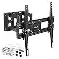 Ribelli® TV Wall Mount Swivelling Tilting Max. VESA 400 x 400 mm for 32-65 Inches, TV Mount, Flat & Curved TV or Monitor up to 40 kg