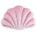 Patty Both Seashell Decorative Pillow Velvet Seashell Throw Pillow, Sea Shell Shaped Throw Pillow Decorative Pillows for Bed Couch Home Office Decor (Pink, Small(12.8*10in 0.3kg))