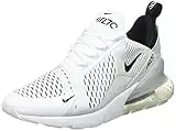 Nike Women's Air Max 270 Running, White/Black, 6