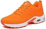 Mishansha Zapatos Deportivas de Mujer Zapatillas Trail Running Niña Casual Comodos Antideslizantes Air Fitness Sneakers Mujer Naranja 35