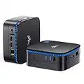 KAMRUI AK1 Plus Mini PC, Intel 12th Gen N95(up to 3.4GHz) Mini Desktop Computers Windows 11 Pro, 8GB RAM/256GB M.2 SSD Micro Computer Tower Support 4K UHD, Dual Wi-Fi, BT 4.2 for Business Home Office