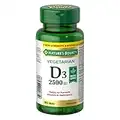 Nature's Bounty Vitamin D3 2500 IU, Vegetarian, Non-GMO, Helps to prevent Vitamin D deficiency, 90 Tablets