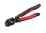 ARES 70664-8-inch Mini Bolt Cutter - Chrome Moly Steel Construction & Induction Hardened Cutting Edges - Designed for Heavy Duty Wire Bolt Nail & Rivet Cutting