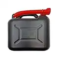 schone 10L Plastic Jerry Can with Spout – Black Colour – Efficient Fuel Transportation – Emergency Backup for Vehicles