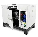 Wolf 11000w Diesel Generator WPS12000DBE Key Start 13.75KVA 19HP Quiet 2 x 230V 32Amp Industrial Sockets - 2 Years Warranty