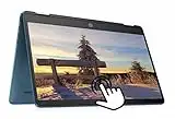 HP Flagship Chromebook 14" HD 2-in-1 Touchscreen Laptop, Intel Celeron N4120(Up to 2.6GHz), 4GB RAM, 64GB eMMC, Wi-Fi, Up to 13Hours Battery Life, Bluetooth, Chrome OS, Blue, w/GM Accessories