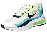 Nike Air Max 270 React Se, Chaussure de Course Homme, Oracle Aqua/Black-Ghost Green, 42 EU