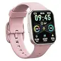 Smartwatch Donna Orologio Fitness 1.69" Smart Watch con Contapassi/Cardiofrequenzimetro/SpO2/Cronometro, 25 Sportivo, Notifiche Messaggi, Impermeabil IP68 Fitness Tracker per Android iOS -2022 Rosa