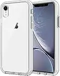 JETech Hülle für iPhone XR 6,1", Nie Vergilbung Stoßdämpfung Abdeckung, Handyhülle Case Cover transparent durchsichtig (Durchsichtig)