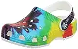 Crocs Classic Tie Dye Clog K, Zuecos para Unisex niños, Multicolor (Multi), 27/28 EU