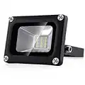 NIKEEYEN 10W Foco Exterior LED IP65 Impermeable 12V Proyector LED Exterior 1000LM 3000K Luz Calida Luz de seguridad LED Floodlight para Jardín Garaje Patio Porche Césped