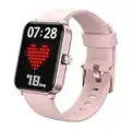 Smart Watch for Men Women 2022 Upgraded Smartwatches 1.69" Full Touchscreen Fitness Tracker Watch with Heart Rate/Blood Oxygen Monitor, Sleep Tracking, IP68 Waterproof, for Android iPhone iOS (PINK)